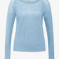 LOUISANN KNITTED POINTELLE PULLOVER