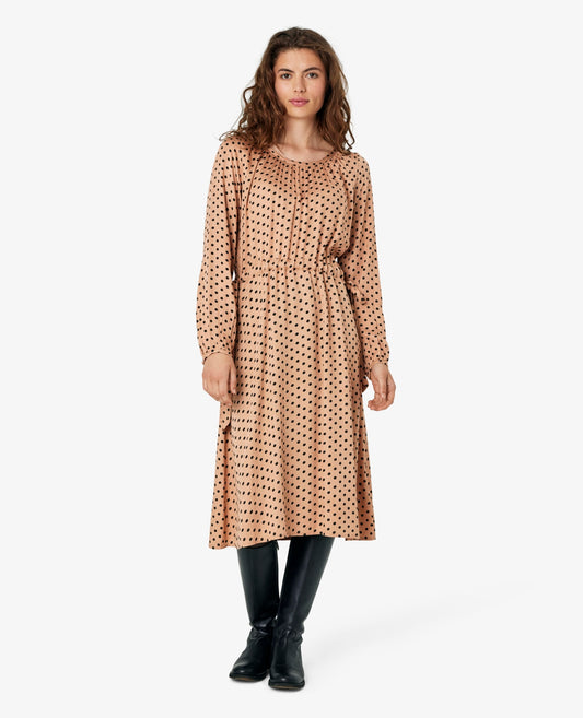 ALIANN DOTTED DRESS