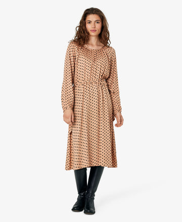 ALIANN DOTTED DRESS