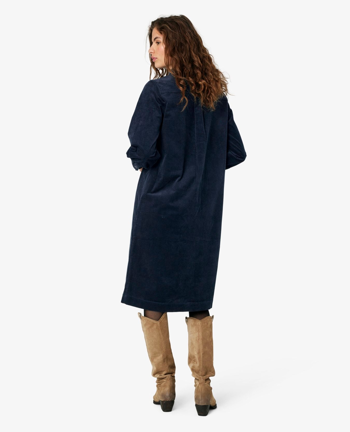 TRINENN CORDUROY DRESS IN ORGANIC COTTON