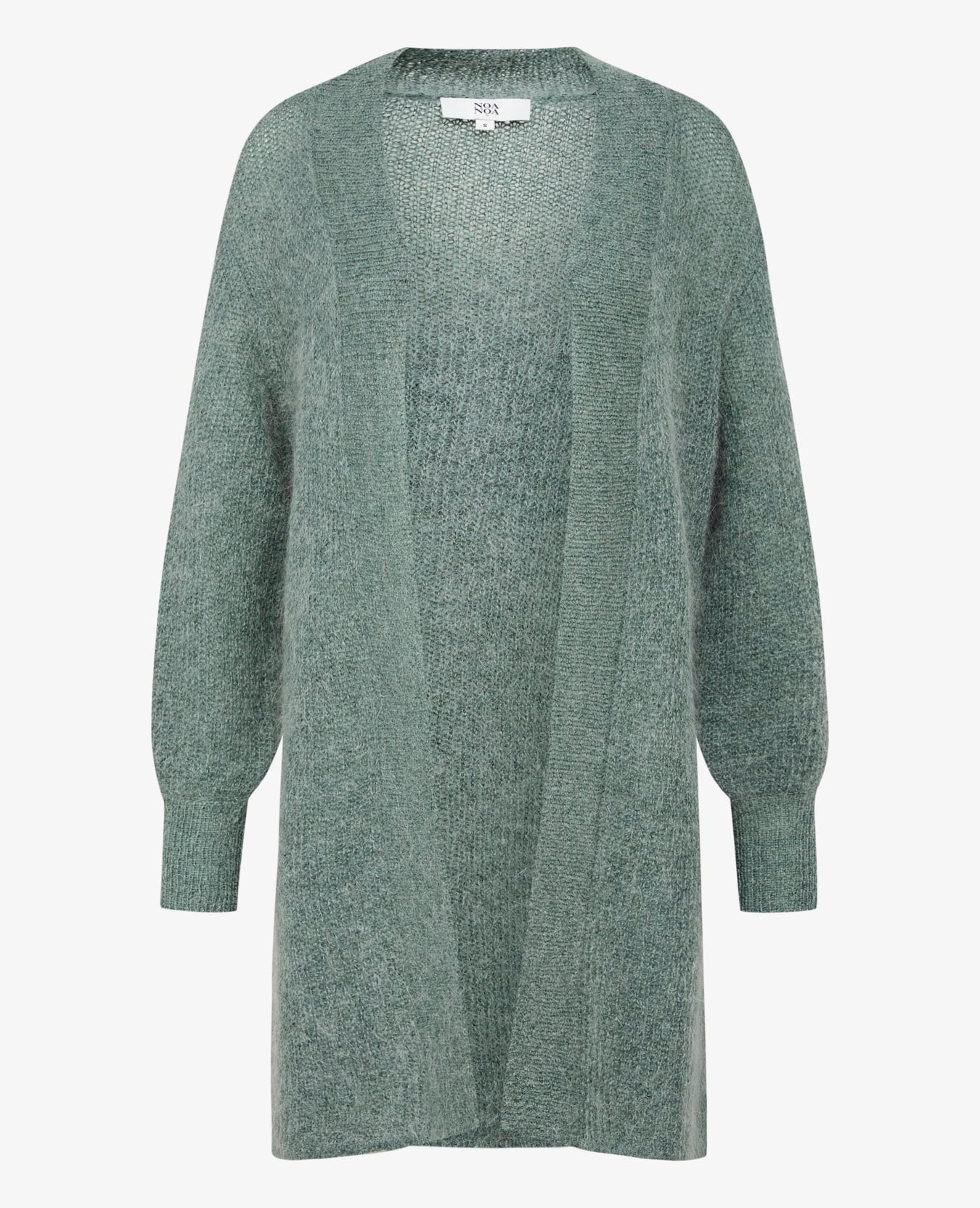 MYRANN LONG MOHAIR MIX CARDIGAN