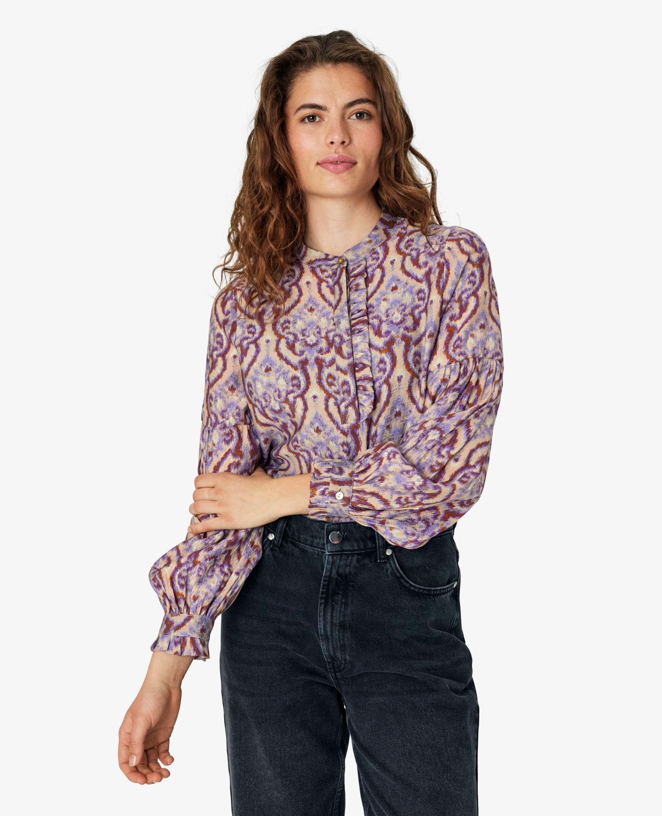 MIRABELNN FRILL BLOUSE