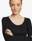 BASIC POINTELLE BLOUSE