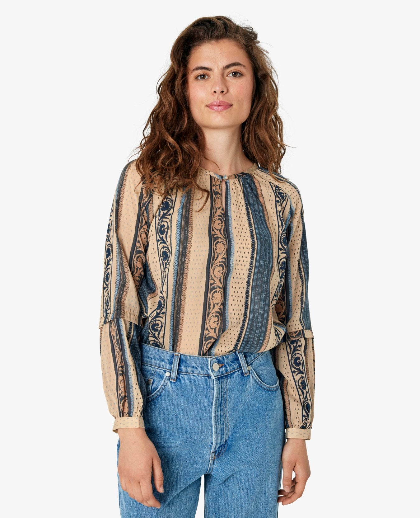 COLUMBINENN PRINTED BLOUSE