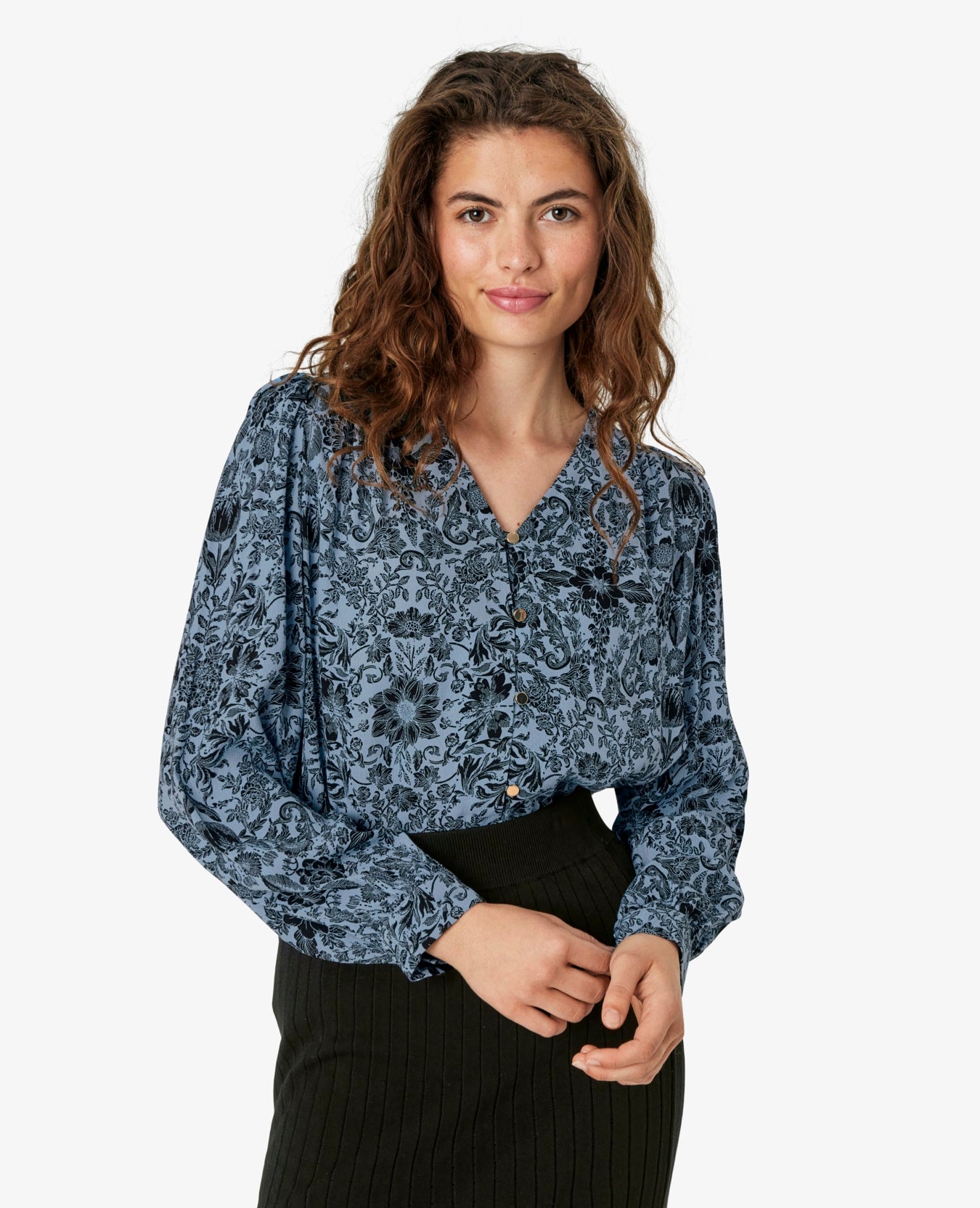 LOUISENN PRINTED BLOUSE