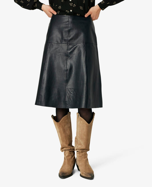 NANCYNN LEATHER SKIRT