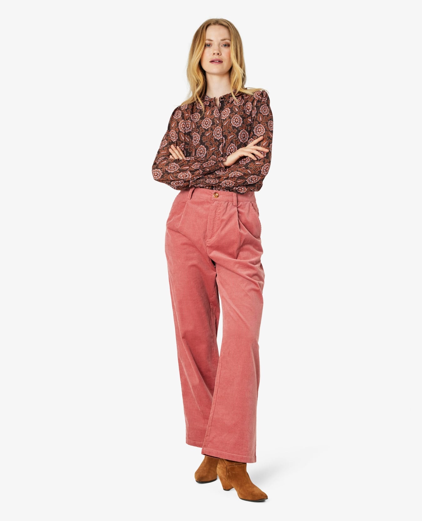 TRINENN TROUSERS IN ORGANIC COTTON