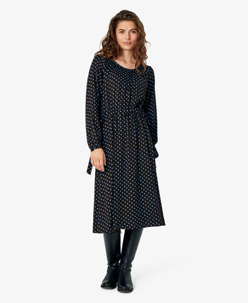 ALIANN DOTTED DRESS