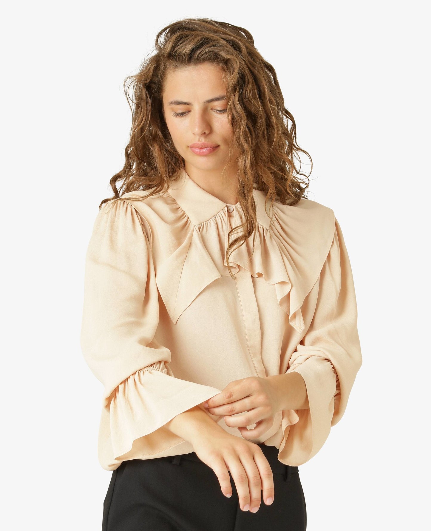 BELLENN RUFFLED SHIRT