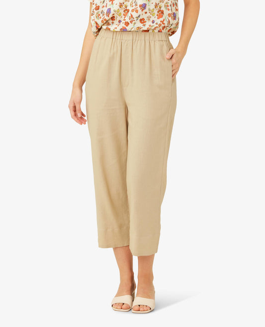 AMIRANN LINEN BLEND TROUSERS