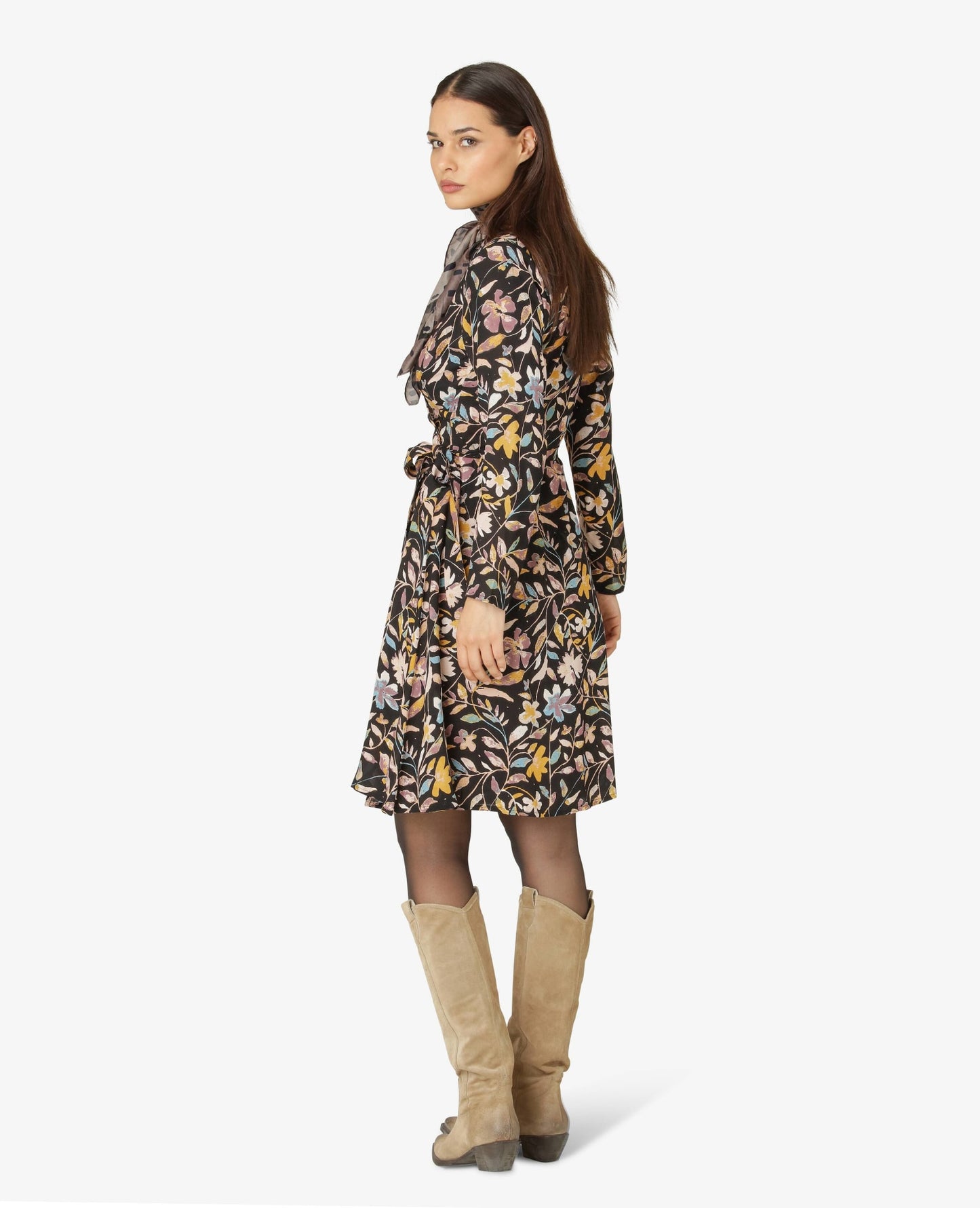 BELINDEUM PRINTED WRAP DRESS