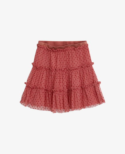 MINI TULLE DOT SKIRT