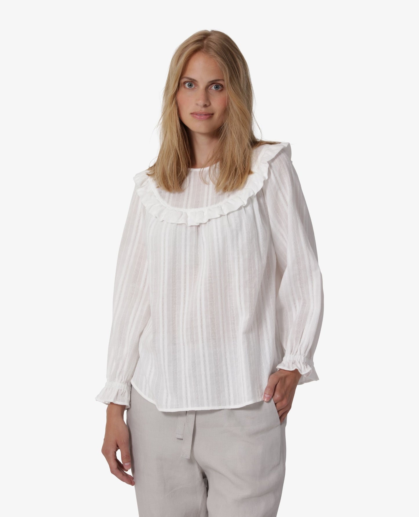 ORGANIC COTTON STRUCTURE BLOUSE