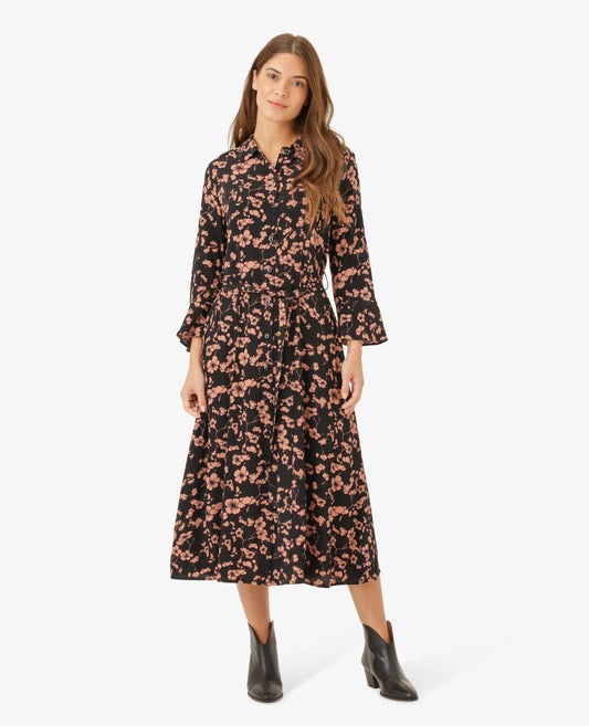 LIVANN FLOWER SHIRT DRESS