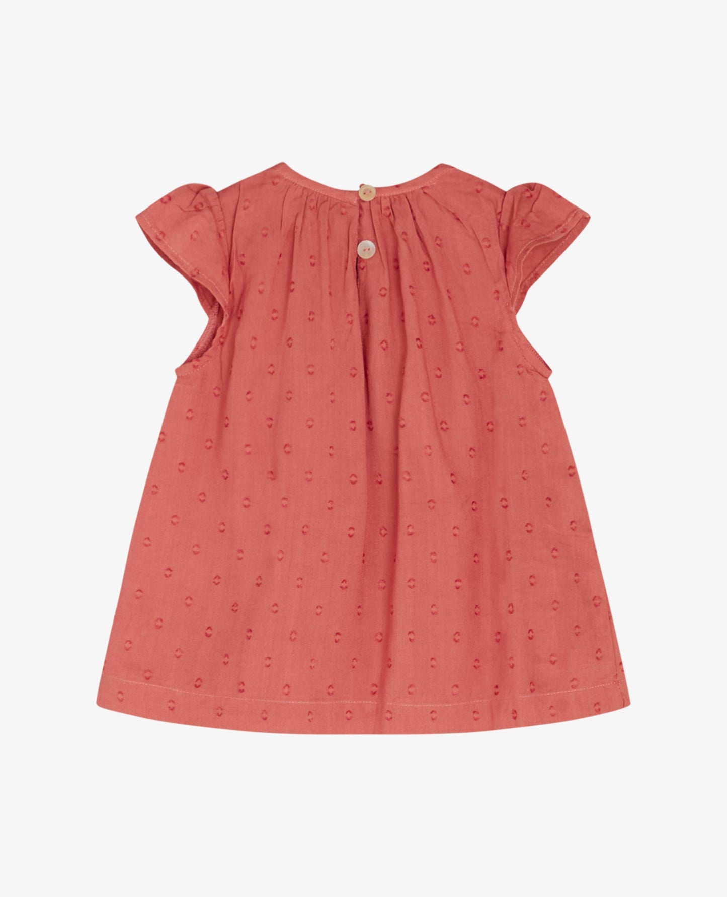 BABY STRUCTURED DOT DRESS