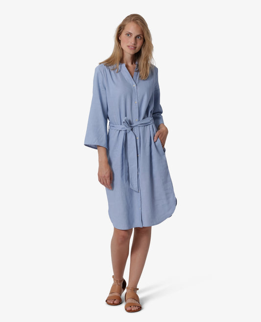 SHEER LINEN DRESS