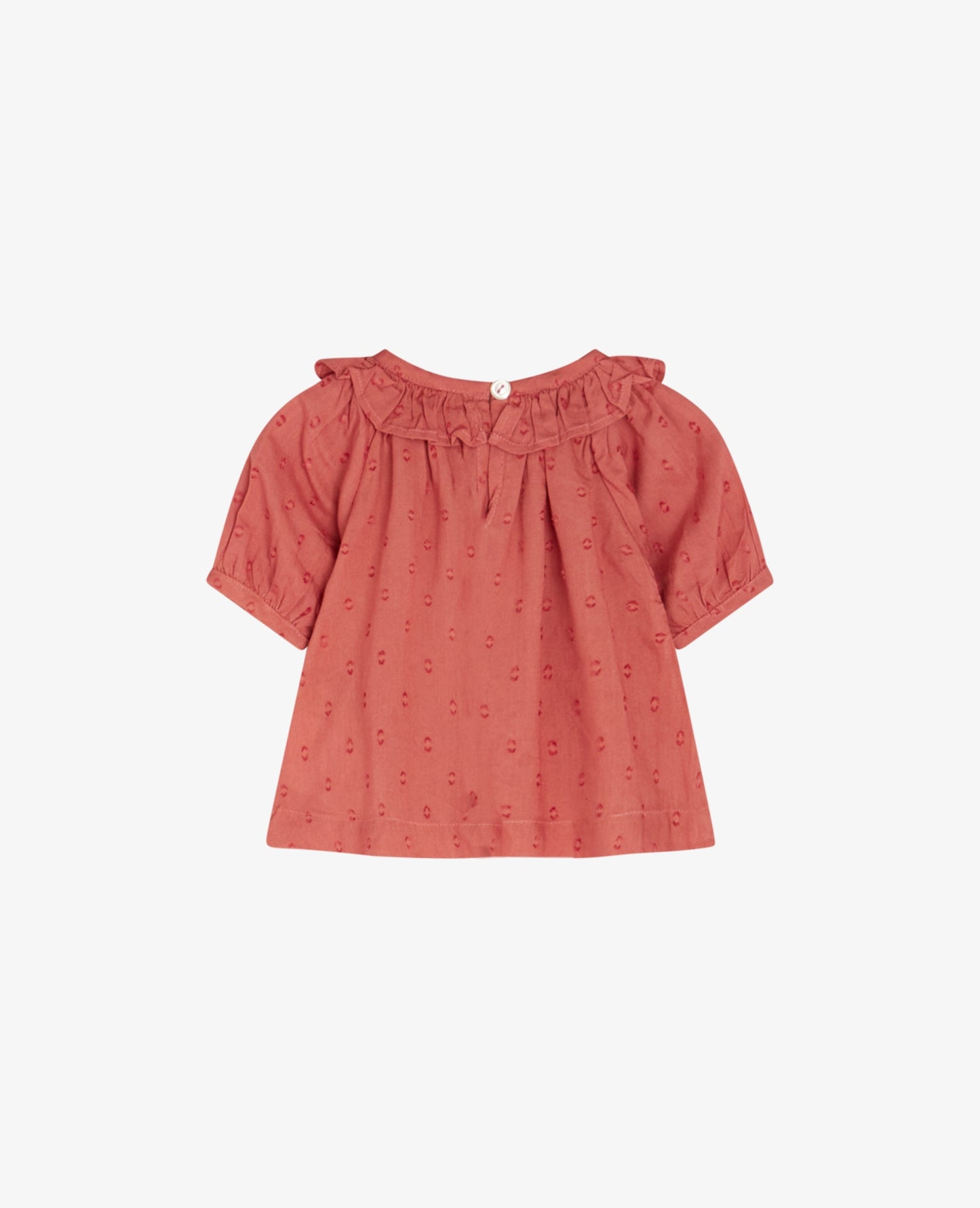 BABY STRUCTURED DOT BLOUSE