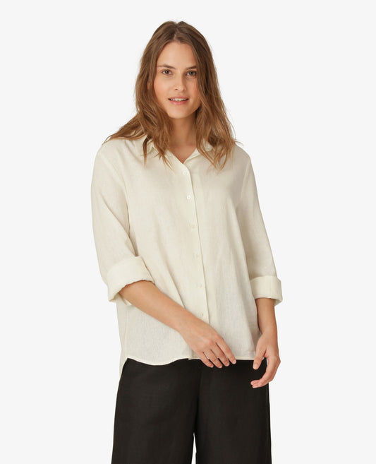 SHEER LINEN SHIRT