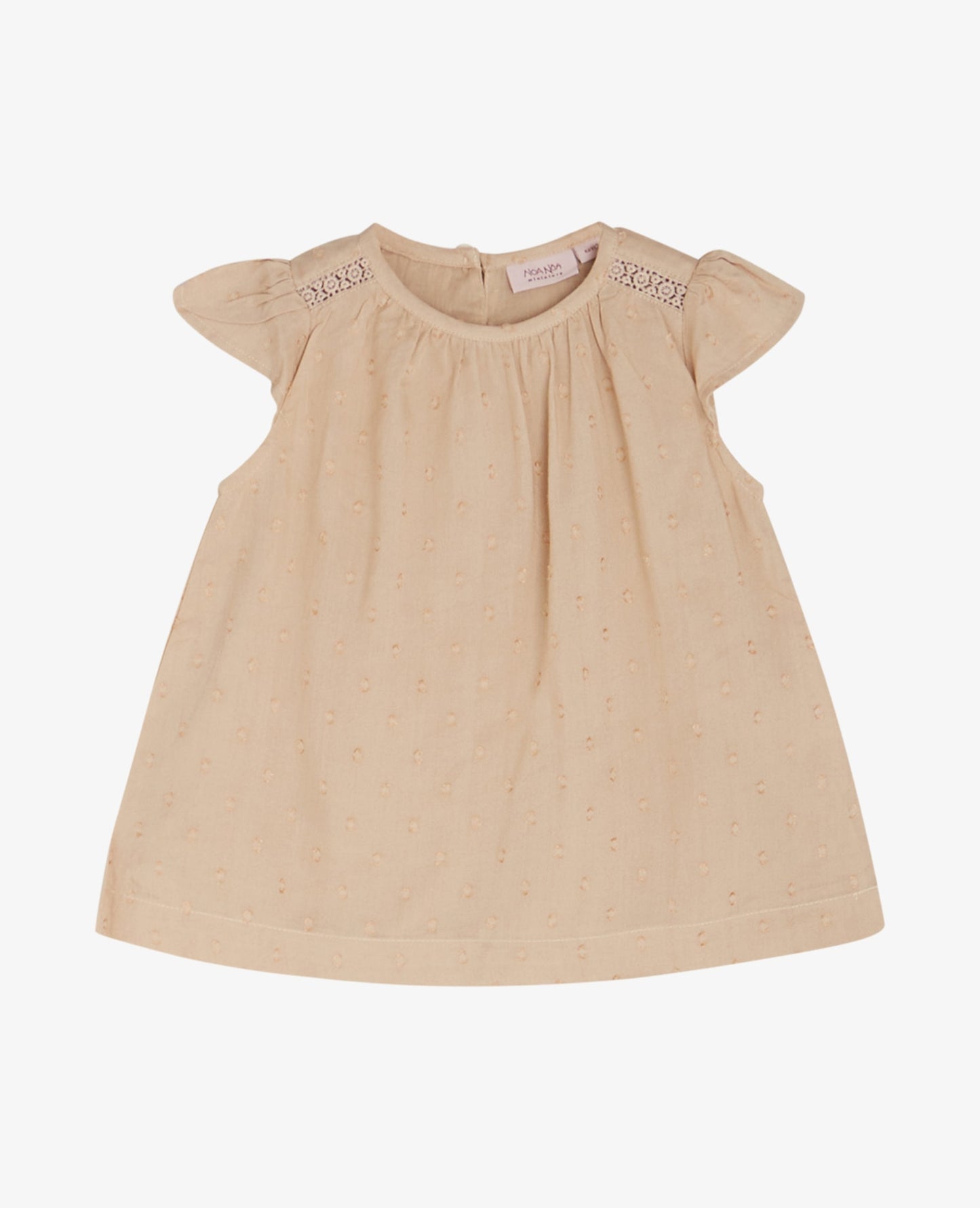 BABY STRUCTURED DOT DRESS