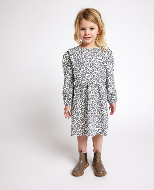 MINI ORGANIC SMALL FLOWER JERS DRESS