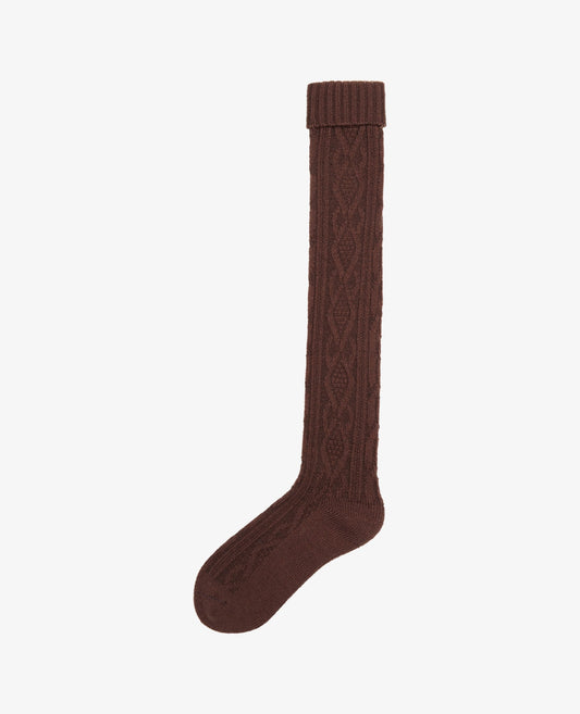 SIGNAUM CABLE KNIT KNEE SOCKS