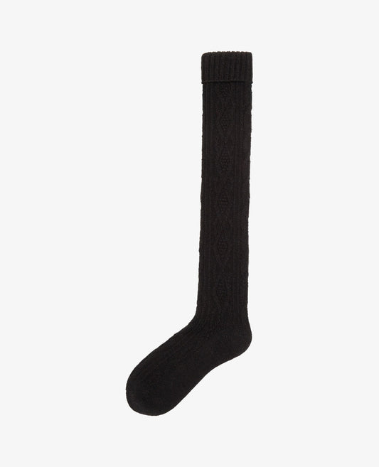 SIGNAUM CABLE KNIT KNEE SOCKS