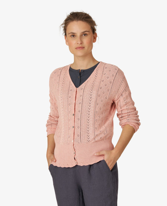 ORGANIC COTTON KNIT CARDIGAN