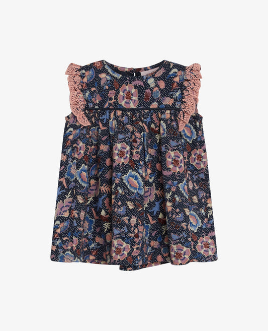 BABY FLORAL VISCOSE DRESS